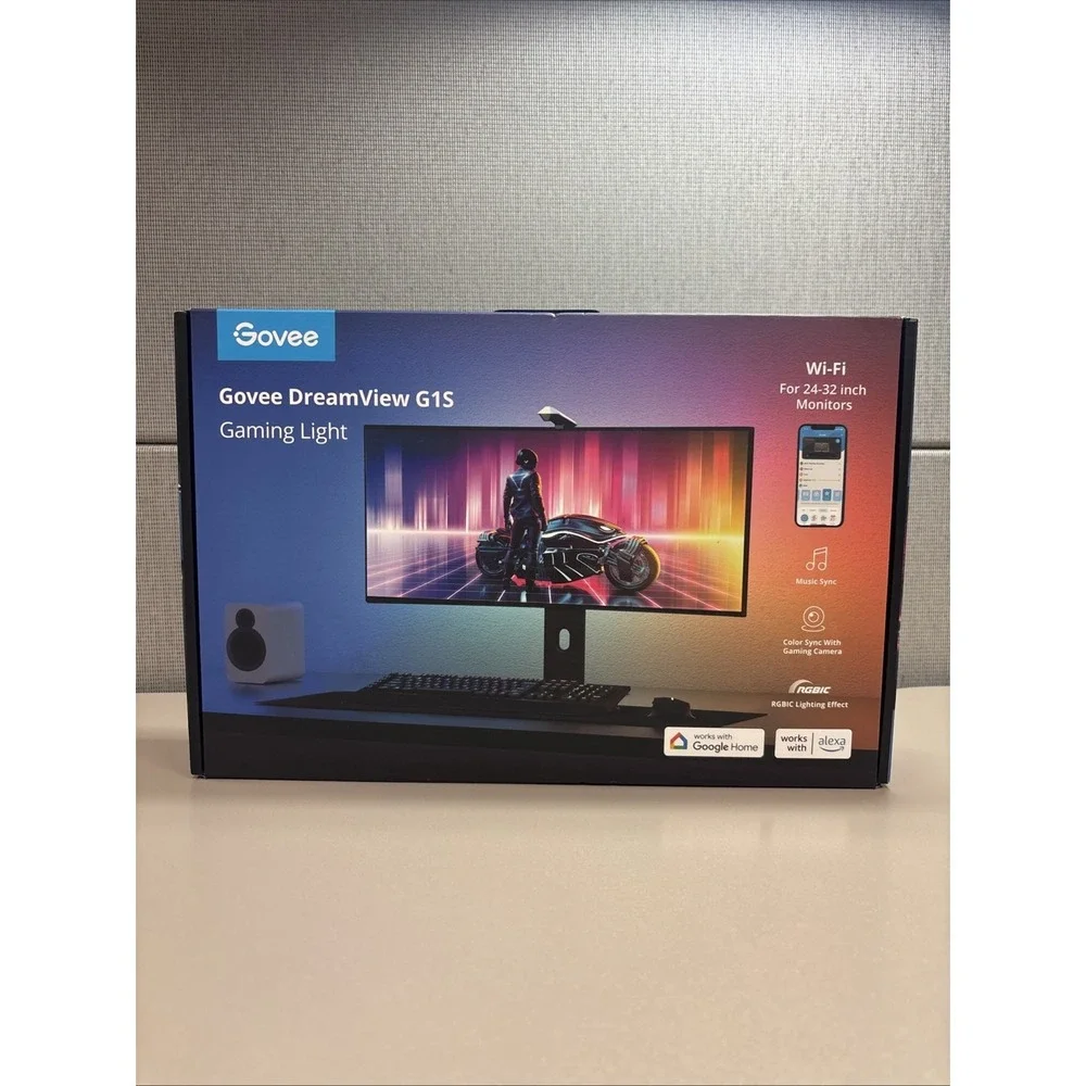 Govee Dreamview G1S Gaming Light 24-32 inches Monitor Video Music Game Lighting